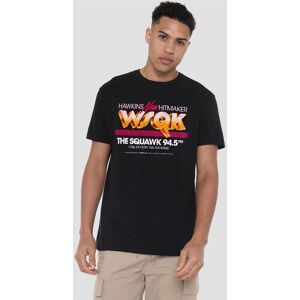 Stranger Things Wsqk Tv Advert T-Shirt, Black Size: 5XL Black 5XL Stranger Things Wsqk Tv Advert T-Shirt, Black Size: 5XL Black 5XL