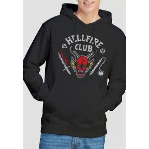 Stranger Things Hellfire Club Invert Hoodie, Black Size: 2XL Black 2XL Stranger Things Hellfire Club Invert Hoodie, Black Size: 2XL Black 2XL