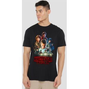 Stranger Things Season One Poster T-Shirt, Black Size: 2XL Black 2XL Stranger Things Season One Poster T-Shirt, Black Size: 2XL Black 2XL