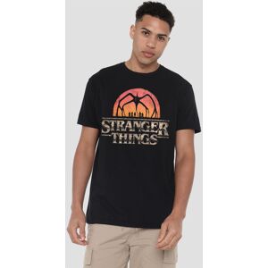 Stranger Things Sunset Logo T-Shirt, Black Size: 2XL Black 2XL Stranger Things Sunset Logo T-Shirt, Black Size: 2XL Black 2XL