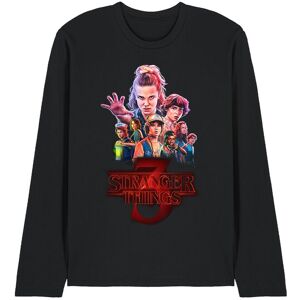 Stranger Things Season Three Poster Long Sleeve T-Shirt, Black Size: XL Black XL Stranger Things Season Three Poster Long Sleeve T-Shirt, Black Size: XL Black XL