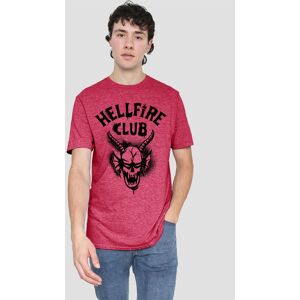 Stranger Things Hellfire Spray Logo T-Shirt, Red Size: Small Red S Stranger Things Hellfire Spray Logo T-Shirt, Red Size: Small Red S