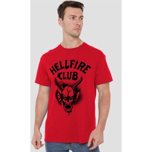 Stranger Things Hellfire Spray Logo T-Shirt, Red Size: Small Red S Stranger Things Hellfire Spray Logo T-Shirt, Red Size: Small Red S