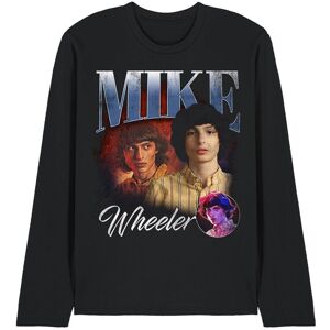Stranger Things Mike Homage Long Sleeve T-Shirt, Black Size: 2XL Black 2XL Stranger Things Mike Homage Long Sleeve T-Shirt, Black Size: 2XL Black 2XL