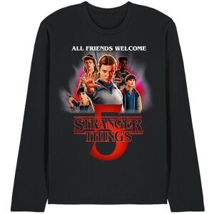 Stranger Things Season Five Poster Long Sleeve T-Shirt, Black Size: 2XL Black 2XL Stranger Things Season Five Poster Long Sleeve T-Shirt, Black Size: 2XL Black 2XL