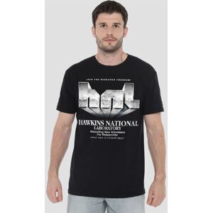 Stranger Things Hawkins Lab Logo T-Shirt, Black Size: 2XL Black 2XL Stranger Things Hawkins Lab Logo T-Shirt, Black Size: 2XL Black 2XL