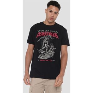 Stranger Things Demogorgon Friends Don'T Lie T-Shirt, Black Size: Small Black S Stranger Things Demogorgon Friends Don'T Lie T-Shirt, Black Size: Small Black S