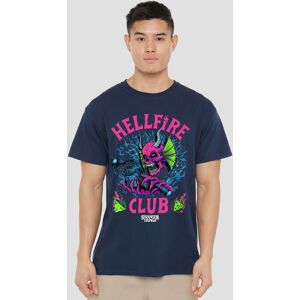 Stranger Things Hellfire Neon Dice T-Shirt, Navy Size: 5XL Navy 5XL Stranger Things Hellfire Neon Dice T-Shirt, Navy Size: 5XL Navy 5XL