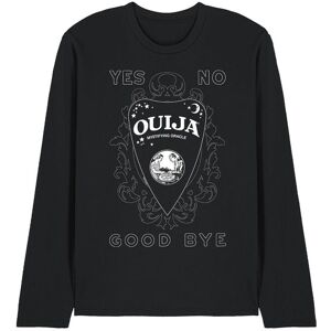 Hasbro Ouija Yes No Goodbye With Planchette Long Sleeve T-Shirt, Black Size: Medium Black M Hasbro Ouija Yes No Goodbye With Planchette Long Sleeve T-Shirt, Black Size: Medium Black M