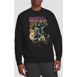 Marvel Zombies Doom & The Fantastic Four Cover Sweatshirt, Black Size: Small Black S Marvel Zombies Doom & The Fantastic Four Cover Sweatshirt, Black Size: Small Black S