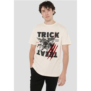 Stranger Things Demogorgon Trick Or Treat Sketch T-Shirt, Natural in Beige Size: Small Beige S Stranger Things Demogorgon Trick Or Treat Sketch T-Shirt, Natural in Beige Size: Small Beige S