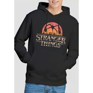 Stranger Things Sunset Logo Hoodie, Black Size: 2XL Black 2XL Stranger Things Sunset Logo Hoodie, Black Size: 2XL Black 2XL