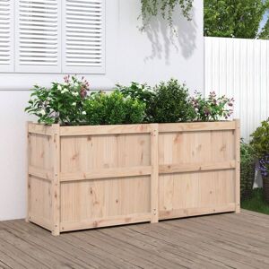 Berkfield Home Garden Planter 150x50x70 cm Solid Wood Pine in Brown Size: 150 x 50 x 70 cm Brown 150 x 50 x 70 cm Berkfield Home Garden Planter 150x50x70 cm Solid Wood Pine in Brown Size: 150 x 50 x 70 cm Brown 150 x 50 x 70 cm