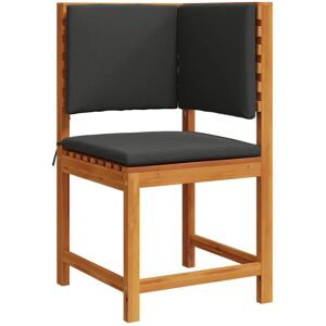 Berkfield Home Garden Chair Corner with Cushions Solid Wood Acacia Multicolor Berkfield Home Garden Chair Corner with Cushions Solid Wood Acacia Multicolor