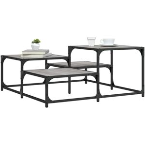 Berkfield Home Coffee Table Grey Sonoma 87.5x87.5x40 cm Engineered Wood Grey 87.5x87.5x40 cm Berkfield Home Coffee Table Grey Sonoma 87.5x87.5x40 cm Engineered Wood Grey 87.5x87.5x40 cm