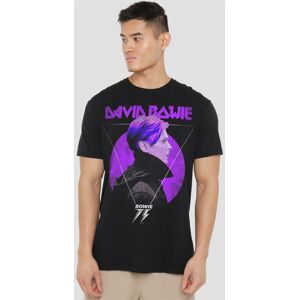 David Bowie Side Profile 75 Logo Unisex T-Shirt, Black Size: 4XL Black 4XL David Bowie Side Profile 75 Logo Unisex T-Shirt, Black Size: 4XL Black 4XL
