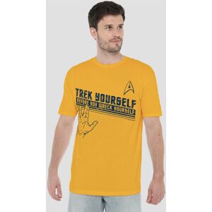 Star Trek Trek Yourself Unisex T-Shirt, Gold Size: XL Gold XL Star Trek Trek Yourself Unisex T-Shirt, Gold Size: XL Gold XL