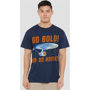 Star Trek Go Bold Unisex T-Shirt, Navy Size: 4XL Navy 4XL Star Trek Go Bold Unisex T-Shirt, Navy Size: 4XL Navy 4XL