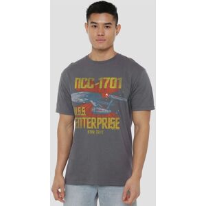 Star Trek Ncc1701 Unisex T-Shirt, Charcoal Size: Medium Charcoal M Star Trek Ncc1701 Unisex T-Shirt, Charcoal Size: Medium Charcoal M