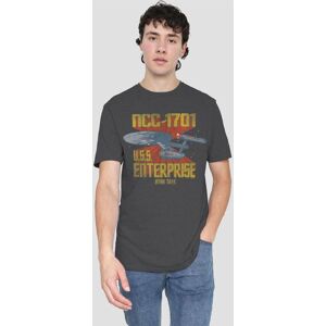 Star Trek Ncc1701 Adult Heather, Charcoal Size: 3XL Charcoal 3XL Star Trek Ncc1701 Adult Heather, Charcoal Size: 3XL Charcoal 3XL