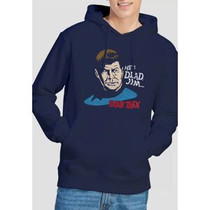 Star Trek He'S Dead Jim Unisex Hoodie, Navy Size: Small Navy S Star Trek He'S Dead Jim Unisex Hoodie, Navy Size: Small Navy S