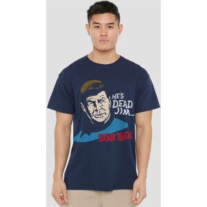 Star Trek Hes Dead Jim Unisex T-Shirt, Navy Size: 4XL Navy 4XL Star Trek Hes Dead Jim Unisex T-Shirt, Navy Size: 4XL Navy 4XL