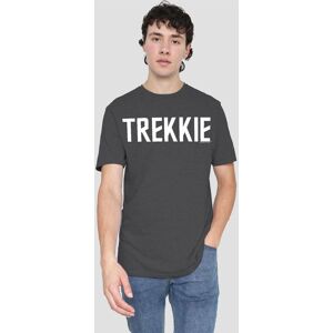 Star Trek Trekkie-Adult Heather, Black in Charcoal Size: Large Charcoal L Star Trek Trekkie-Adult Heather, Black in Charcoal Size: Large Charcoal L