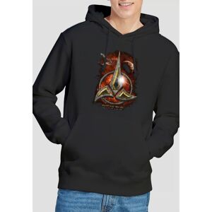 Star Trek Klingon Crest Hoddie, Black Size: Medium Black M Star Trek Klingon Crest Hoddie, Black Size: Medium Black M