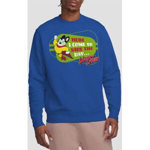 Paramount Home Entertainment Mighty Mouse Here I Come Crew Sweatshirt, Royal Blue Size: XL Royal XL Paramount Home Entertainment Mighty Mouse Here I Come Crew Sweatshirt, Royal Blue Size: XL Royal XL