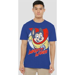 Paramount Home Entertainment Mighty Mouse Mighty CircleT Shirt, Royal Blue Size: Medium Royal M Paramount Home Entertainment Mighty Mouse Mighty CircleT Shirt, Royal Blue Size: Medium Royal M