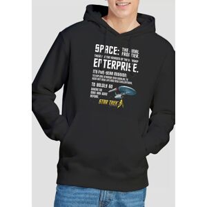 Star Trek Intro Hoddie, Black Size: 2XL Black 2XL Star Trek Intro Hoddie, Black Size: 2XL Black 2XL