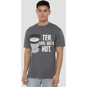 Star Trek Earl Grey Unisex T-Shirt, Charcoal Size: 3XL Charcoal 3XL Star Trek Earl Grey Unisex T-Shirt, Charcoal Size: 3XL Charcoal 3XL