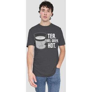 Star Trek Earl GreyT Shirt, Charcoal Size: XL Charcoal XL Star Trek Earl GreyT Shirt, Charcoal Size: XL Charcoal XL