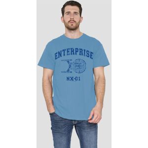 Star Trek Enterprise Athletic Unisex T-Shirt, Carolina Blue Size: 2XL Blue 2XL Star Trek Enterprise Athletic Unisex T-Shirt, Carolina Blue Size: 2XL Blue 2XL