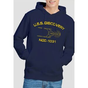 Star Trek Discovery Discovery Athletic Unisex Hoodie, Navy Size: 2XL Navy 2XL Star Trek Discovery Discovery Athletic Unisex Hoodie, Navy Size: 2XL Navy 2XL