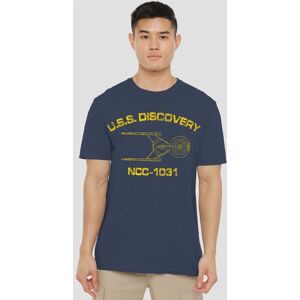 Star Trek Discovery Discovery Athletic-Adult Heather, Navy Size: Large Navy L Star Trek Discovery Discovery Athletic-Adult Heather, Navy Size: Large Navy L