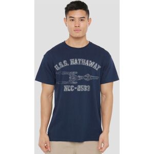 Star Trek Hathaway Athletic Unisex T-Shirt, Navy Size: 4XL Navy 4XL Star Trek Hathaway Athletic Unisex T-Shirt, Navy Size: 4XL Navy 4XL