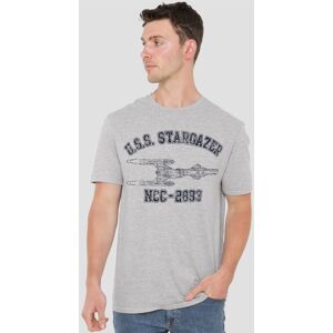Star Trek Stargazer Athletic Unisex T-Shirt, Athletic Heather in Light Grey Size: 3XL Light Grey 3XL Star Trek Stargazer Athletic Unisex T-Shirt, Athletic Heather in Light Grey Size: 3XL Light Grey 3XL