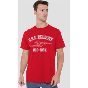 Star Trek Reliant Athletic Unisex T-Shirt, Red Size: XL Red XL Star Trek Reliant Athletic Unisex T-Shirt, Red Size: XL Red XL