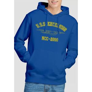 Star Trek Excelsior Athletic Hoddie, Royal Blue Size: XL Royal XL Star Trek Excelsior Athletic Hoddie, Royal Blue Size: XL Royal XL