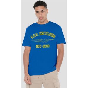 Star Trek Excelsior Athletic Unisex T-Shirt, Royal Blue Size: Medium Royal M Star Trek Excelsior Athletic Unisex T-Shirt, Royal Blue Size: Medium Royal M