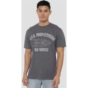 Star Trek Prometheus Athletic Unisex T-Shirt, Charcoal Size: XL Charcoal XL Star Trek Prometheus Athletic Unisex T-Shirt, Charcoal Size: XL Charcoal XL