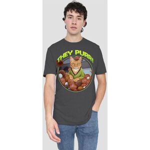 Star Trek The Purr T-Shirt, Charcoal Size: Medium Charcoal M Star Trek The Purr T-Shirt, Charcoal Size: Medium Charcoal M
