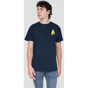 Star Trek Discovery Command Badge T-Shirt, Navy Size: Small Navy S Star Trek Discovery Command Badge T-Shirt, Navy Size: Small Navy S