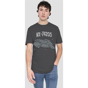 Star Trek The Defiant-Uk Heather-Charcoal in Charcoal Size: Large Charcoal L Star Trek The Defiant-Uk Heather-Charcoal in Charcoal Size: Large Charcoal L