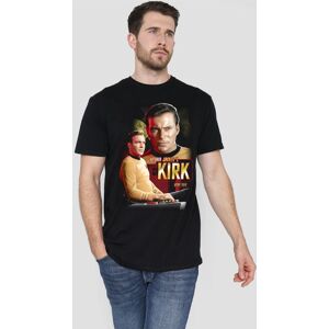 Star Trek Captain Kirk T-Shirt, Black Size: 4XL Black 4XL Star Trek Captain Kirk T-Shirt, Black Size: 4XL Black 4XL