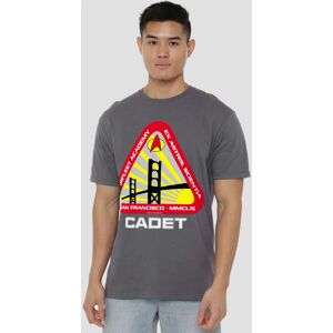 Star Trek Starfleet Cadet Unisex T-Shirt, Charcoal Size: 2XL Charcoal 2XL Star Trek Starfleet Cadet Unisex T-Shirt, Charcoal Size: 2XL Charcoal 2XL