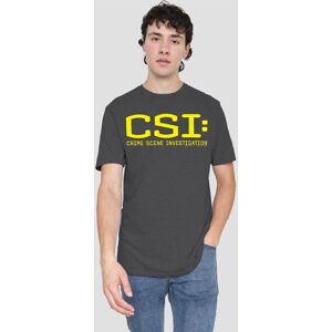 Paramount Home Entertainment Csi Logo-Adult Heather, Black in Charcoal Size: Large Charcoal L Paramount Home Entertainment Csi Logo-Adult Heather, Black in Charcoal Size: Large Charcoal L