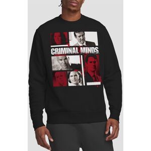 Paramount Home Entertainment Criminal Minds Character Boxes Crew Sweatshirt, Black Size: Medium Black M Paramount Home Entertainment Criminal Minds Character Boxes Crew Sweatshirt, Black Size: Medium Black M