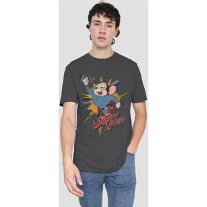 Paramount Home Entertainment Mighty Mouse Break Through Adult Heather, Charcoal Size: Large Charcoal L Paramount Home Entertainment Mighty Mouse Break Through Adult Heather, Charcoal Size: Large Charcoal L